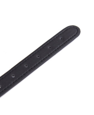 Collier réglable avec rivets en métal 